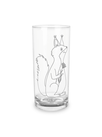 Mr. & Mrs. Panda Glas Eichhörnchen Blume ohne Spruch in Transparent