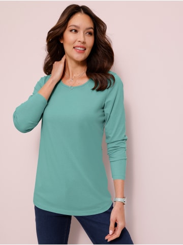 Sieh an! Langarmshirt in salbei