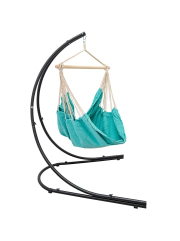 AMANKA XXL Hängestuhlgestell + Hängesessel Key West in  Mint