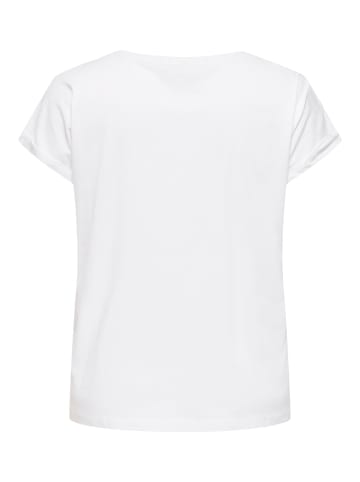 ONLY Carmakoma T-shirt in Bright White