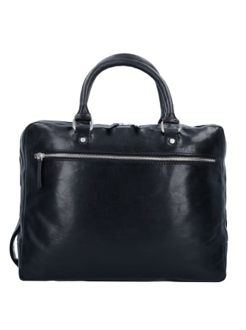 Leonhard Heyden Cambridge Aktentasche Leder 37 cm Laptopfach schwarz