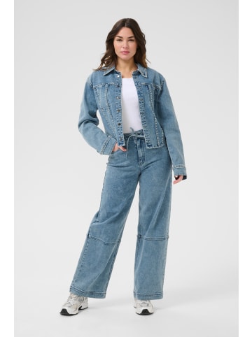 Kaffe Jeanshemd KAdorina Tight fit in Washed Blue Denim