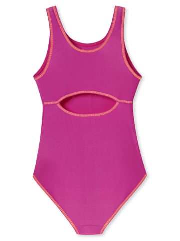 Schiesser Badeanzug Aqua Teens in Fuchsia