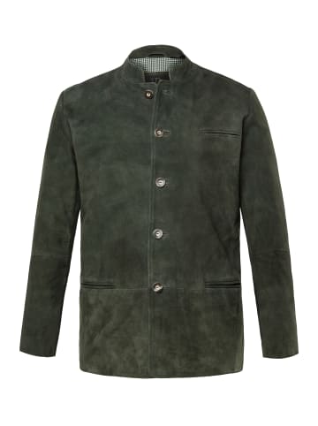 JP1880 Lederjacke in dunkeloliv