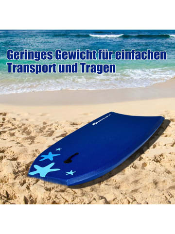 COSTWAY Schwimmbrett 104x51x6cm in Dunkelblau