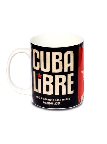 Logoshirt Tasse CUBA LIBRE in schwarz