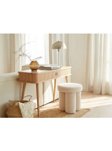 FineBuy Hocker und Sitzsäcke in Beige / Stoff / 40x40x45