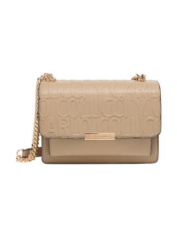 Carlo Colucci Schultertasche Elmir in Beige