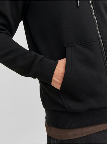 Jack & Jones Kapuzenjacke Regular Fit Hoodie JJEBRADLEY in Schwarz