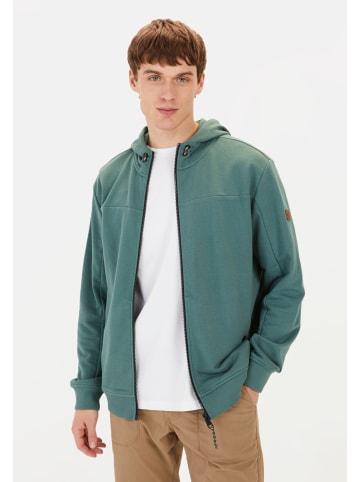 Camel Active Sweatjacke mit Kapuze in Grün
