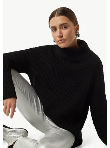 comma Strickpullover langarm in Schwarz