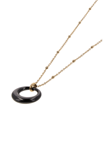 usha WHITE LABEL Women Chain Necklace in Gold Gun Metal
