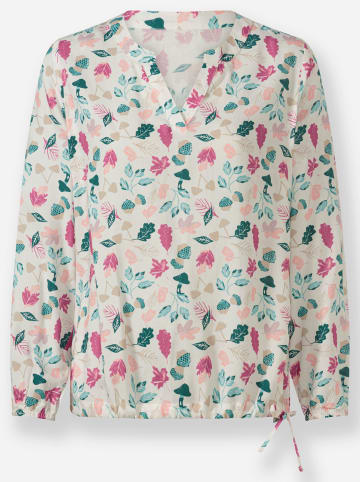 WITT WEIDEN Druckbluse in ecru-ozean-bedruckt