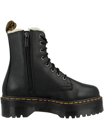 Dr. Martens Schnürboots Jadon Fur Lined Plateau in schwarz