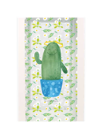 Mr. & Mrs. Panda Kerzenlaterne Kaktus Heilig ohne Spruch in Transparent