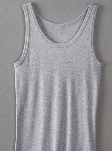 WITT WEIDEN Unterhemd in bordeaux + marine + grau