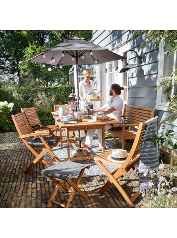 Butlers Gartenstuhl SOMERSET 2er-Set in Braun