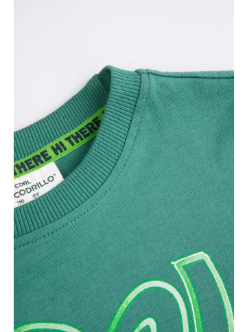 Coccodrillo Langarmshirt aus Baumwolle in grün