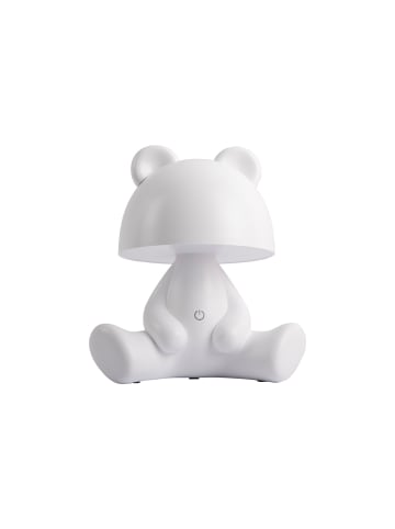 Leitmotiv Nachtlicht für das Kinderzimmer BEAR in Weiß, (B) 17 x (H) 27 x (L) 22 cm