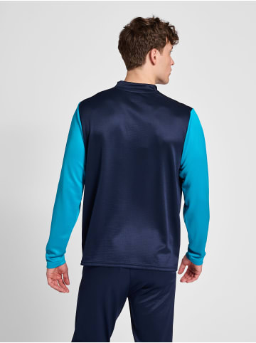 Hummel Halbreißverschluss Jacke Hmlongrid Herren in MARINE/ATOMIC BLUE