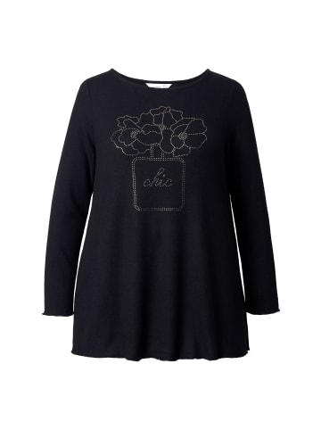 MIAMODA Pullover in schwarz