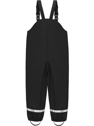 Normani Outdoor Sports Baby Regenhose mit Hosenträgern in Schwarz