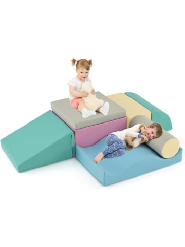 COSTWAY 7 tlg. Schaumstoffbausteine in Blau