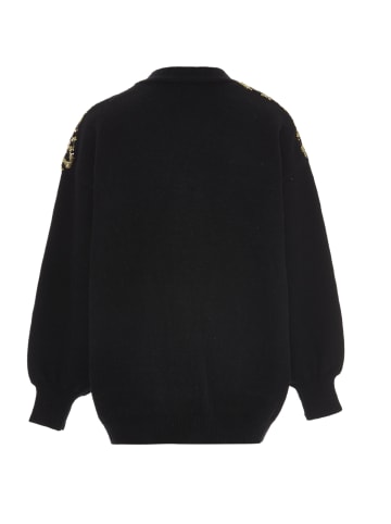 IMANE Damen Strickjacke in Schwarz
