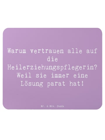 Mr. & Mrs. Panda Mouse Pad Spruch Heilerziehungspflegerin Lösung... in Lavendeltraum