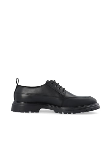 Bianco Lederhalbschuhe in Black