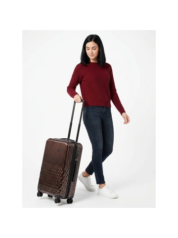 Pack Easy Flow 4 Rollen Trolley M 66 cm mit Dehnfalte in black