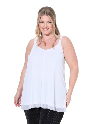 MIAMODA Strick-Top in schneeweiß