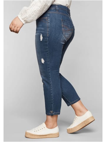 sheego 7/8-Jeans in blue Denim