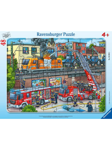 Ravensburger Ravensburger Kinderpuzzle - 05093 Feuerwehreinsatz an den Bahngleisen -...