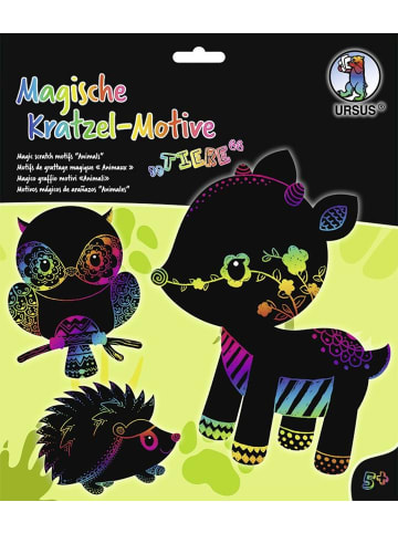 Buntpapierfabrik Ludwig Bähr Magische Kratzel-Motive Tiere