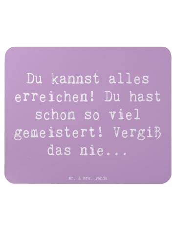 Mr. & Mrs. Panda Mousepad Spruch Selbstvertrauen stärken mit Spruch in Lavendeltraum