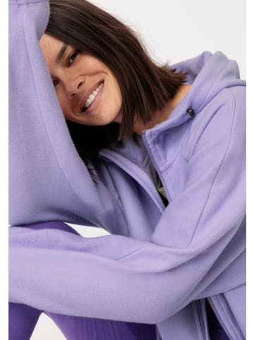 Hessnatur Softfleece Jacke in hellviolett