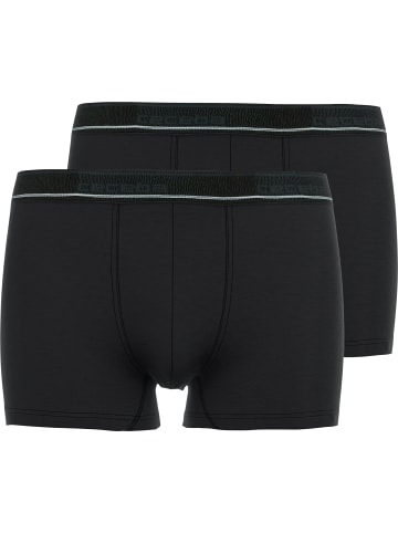 CECEBA Viskose, Single-Jersey Pants im 2er-Pack in schwarz
