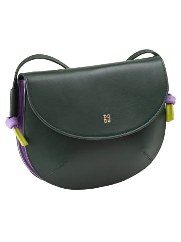 DuDu Skye Umhängetasche Leder 21 cm in mangrove