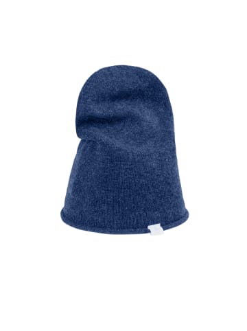 CASH-MERE.CH Bio Beanie in Jeans Blau