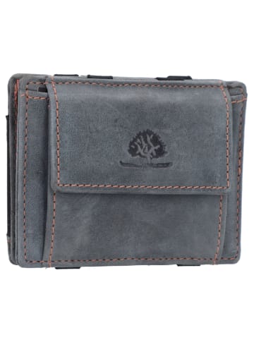 Greenburry Vintage Magic Geldbörse RFID Leder 10 cm steel blue