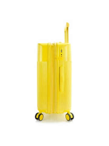 Heys HiLite 4 Rollen Kofferset 3-teilig mit Dehnfalte sunburst yellow