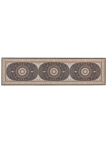 Beliani Kurzflor CIVRIL in Bunt/Beige/Schwarz - (W) 80 x (L) 300 cm