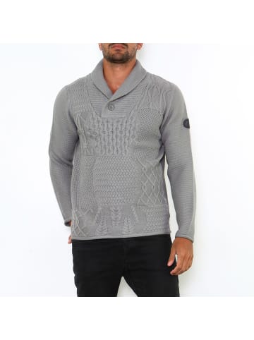 HopenLife Pullover JACAOLI in Blau grau