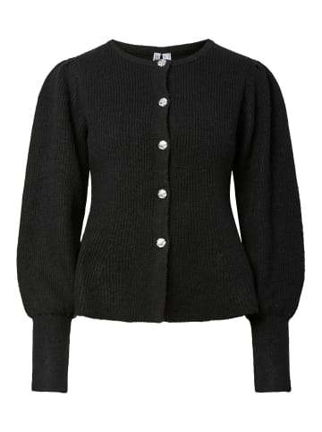 Pieces Strickjacke in Black 1