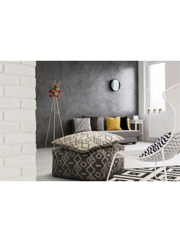 Kayoom Sitzkissen Unwind Pouf & Cushion in anthrazit - taupe