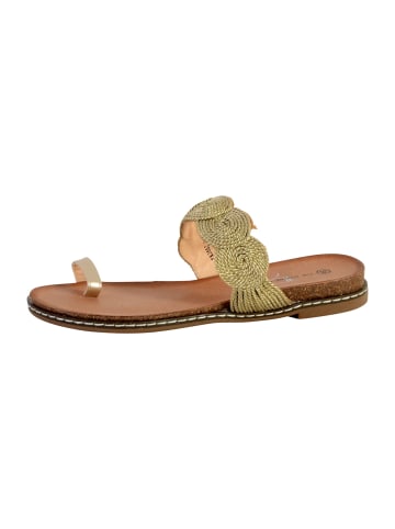 Divine Factory Pantolette Gold
