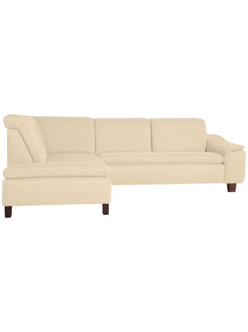 58 aufm Kessel ECKSOFA mit Ottomane links Kaylil Flachgewebe beige