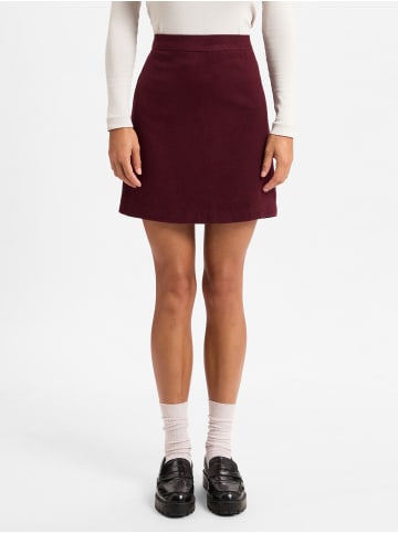Marie Lund Minirock in bordeaux - 0004
