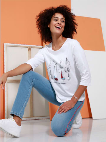 Sieh an! Shirt in weiß